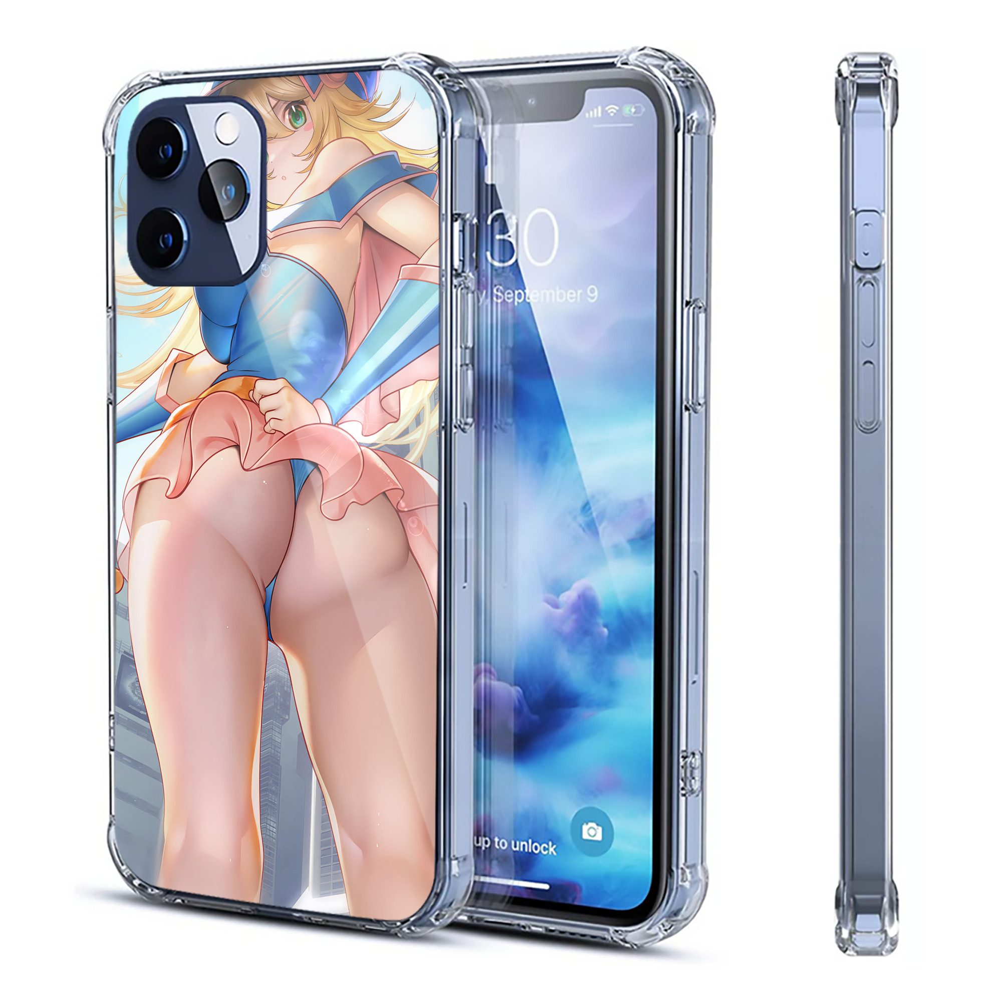 （画像用） 遊☆戯☆王 Yu-Gi-Oh! 【iPhone 12シリーズ対応】透明スマホケース（クリアソフトケース）